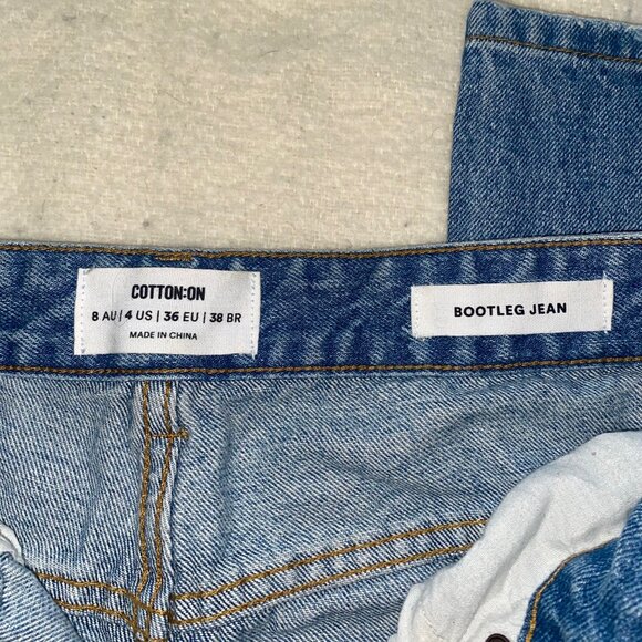 Cotton On Bootleg Jeans - Size US 4 - Picture 2 of 4